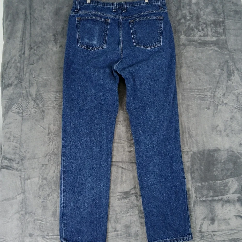Red Head Jeans Mens 37x34 Blue Denim Straight Leg Zip‎ Fly 5 Pocket Classic